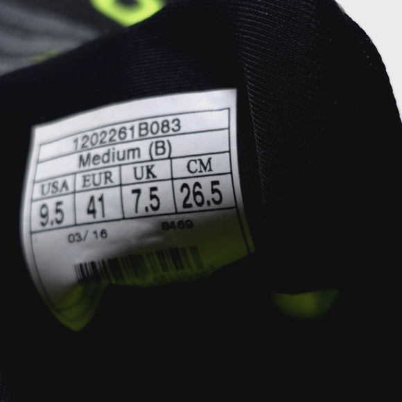 Brooks Hyperion Womens 9.5 Black Green Speed Running Shoes Reflect Walking Gym - Picture 10 of 11